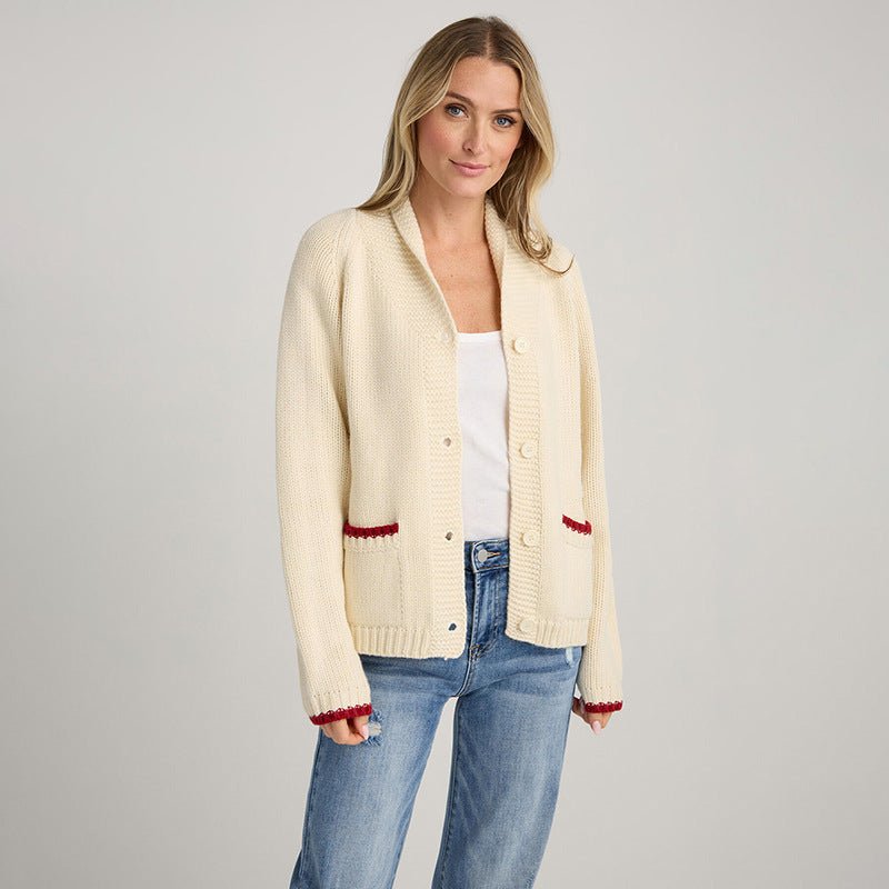 Anne | Fun Lobster Cardigan Sweater Jacket - Elovana Montreal - Cardigan