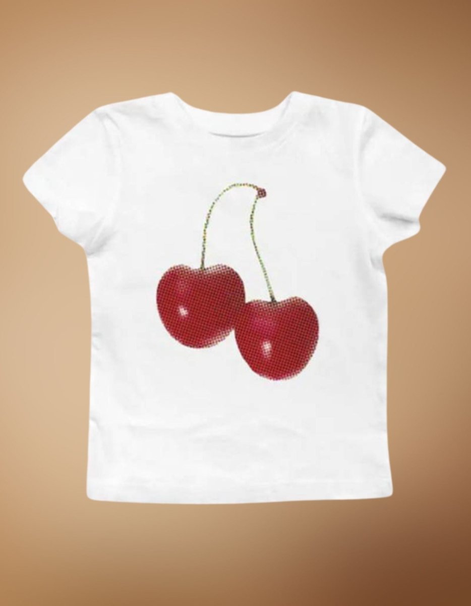 Cherry graphic print T-shirt - Elovana Montreal - Tops