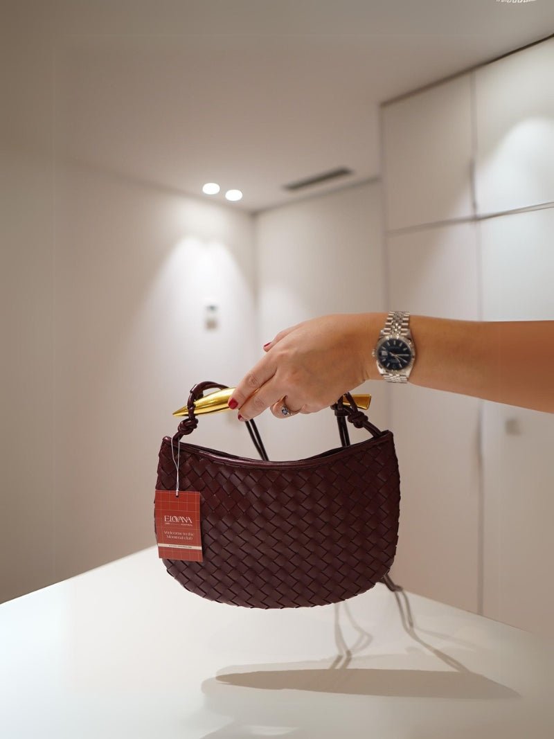 Clio Woven bag - Elovana Montreal - Handbags