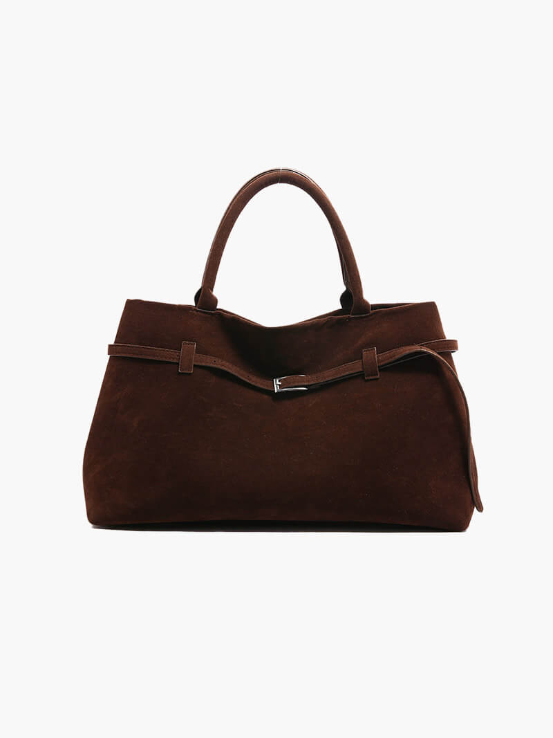 Dalila suede bag - Elovana Montreal - Handbags