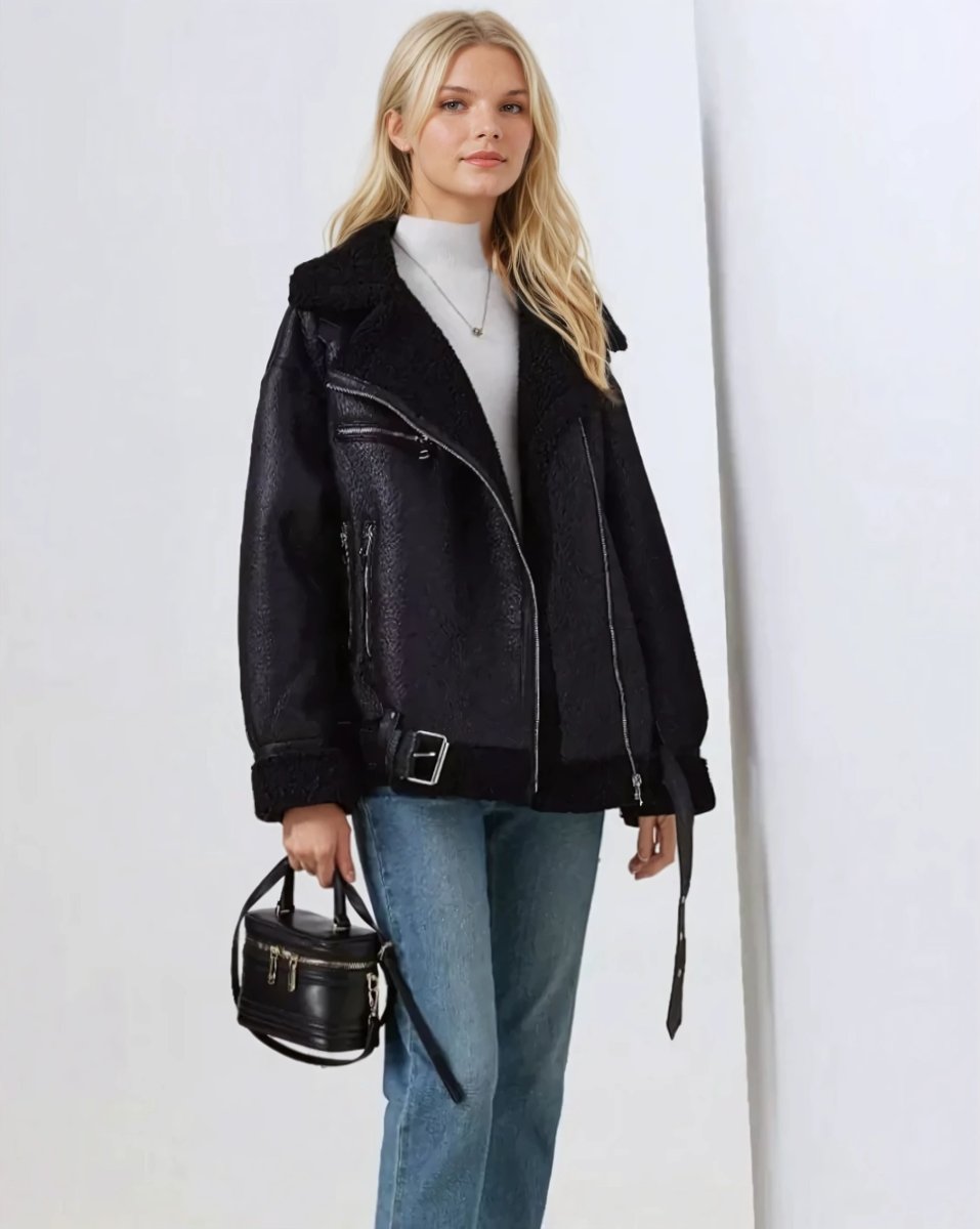 Eclipse Shearling Jacket - Elovana Montreal - 