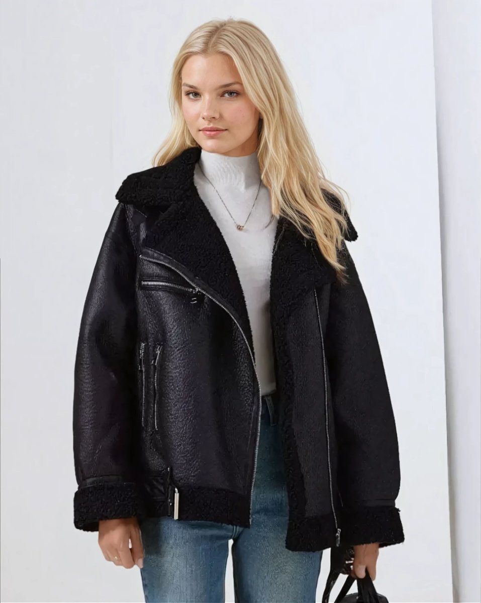 Eclipse Shearling Jacket - Elovana Montreal - 