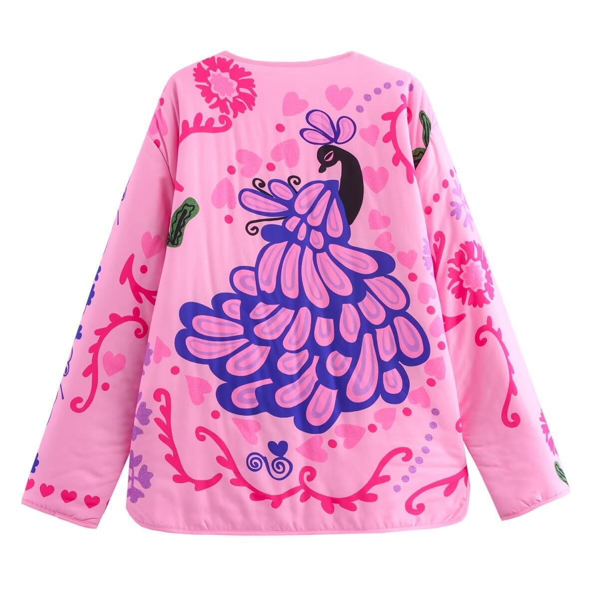 Liana | Cute Graffiti Style Print Thin Jacket - Elovana Montreal - Jackets