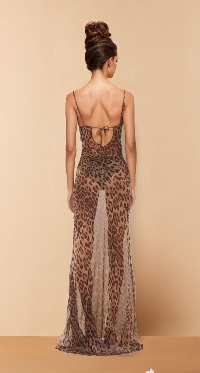 Lionel Sheer maxi dress - Elovana Montreal - Dresses