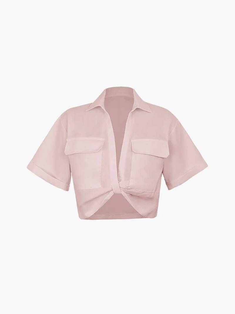 Maya Cropped blouse - Elovana Montreal - Tops