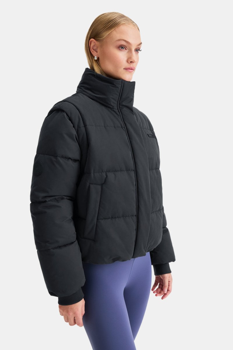 MULTIWAY 3 - IN - 1 PUFFER JACKET - BLACK - Elovana Montreal - Outerwear