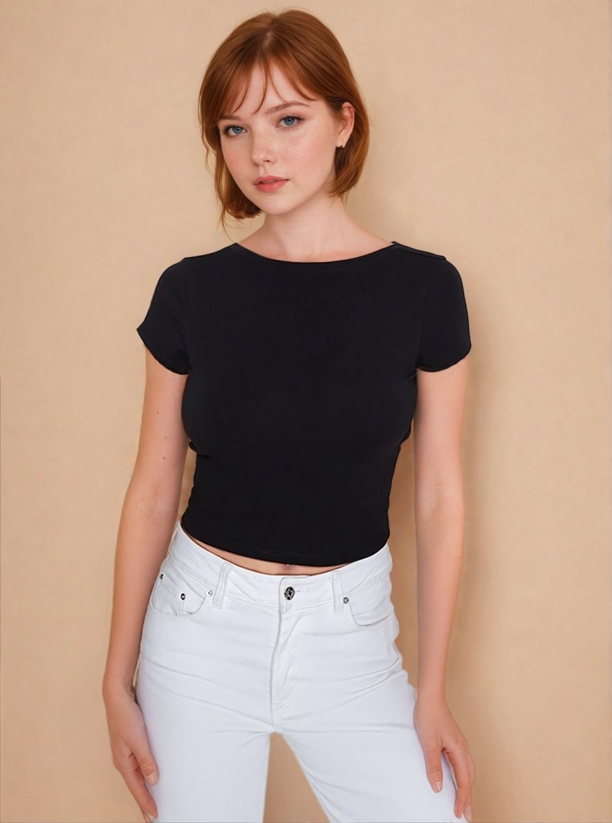 Paola backless top - Elovana Montreal - Tops