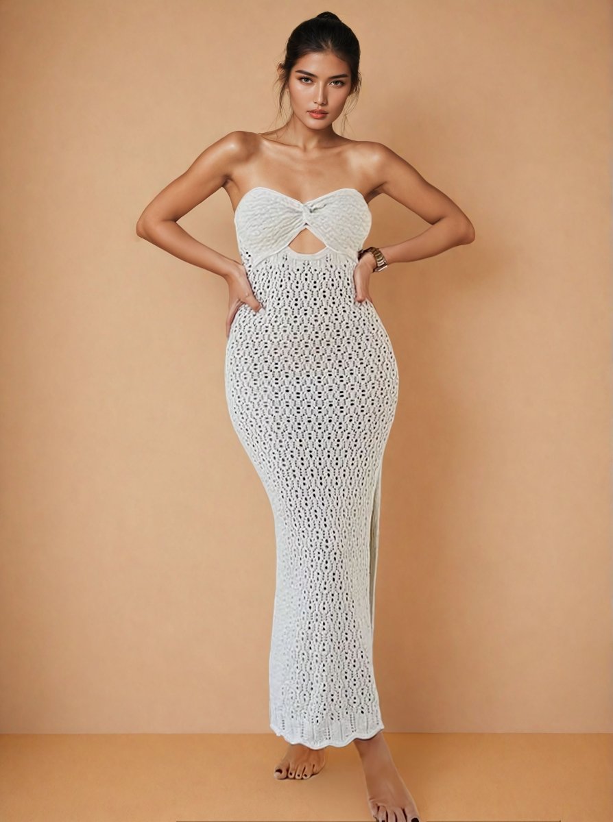 Rubi Bandeau Maxi dress - Elovana Montreal - Dresses