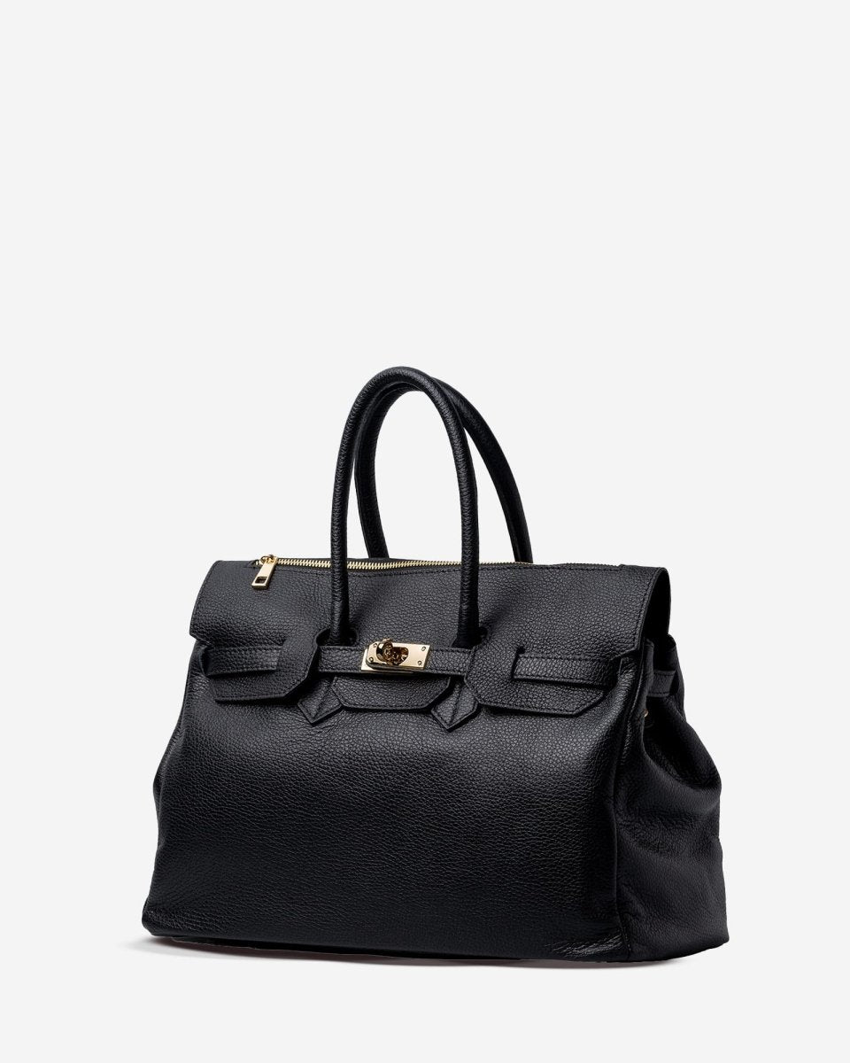 SOFT BIRKIMAD 40 Pelle Black - Elovana Montreal - BORSA