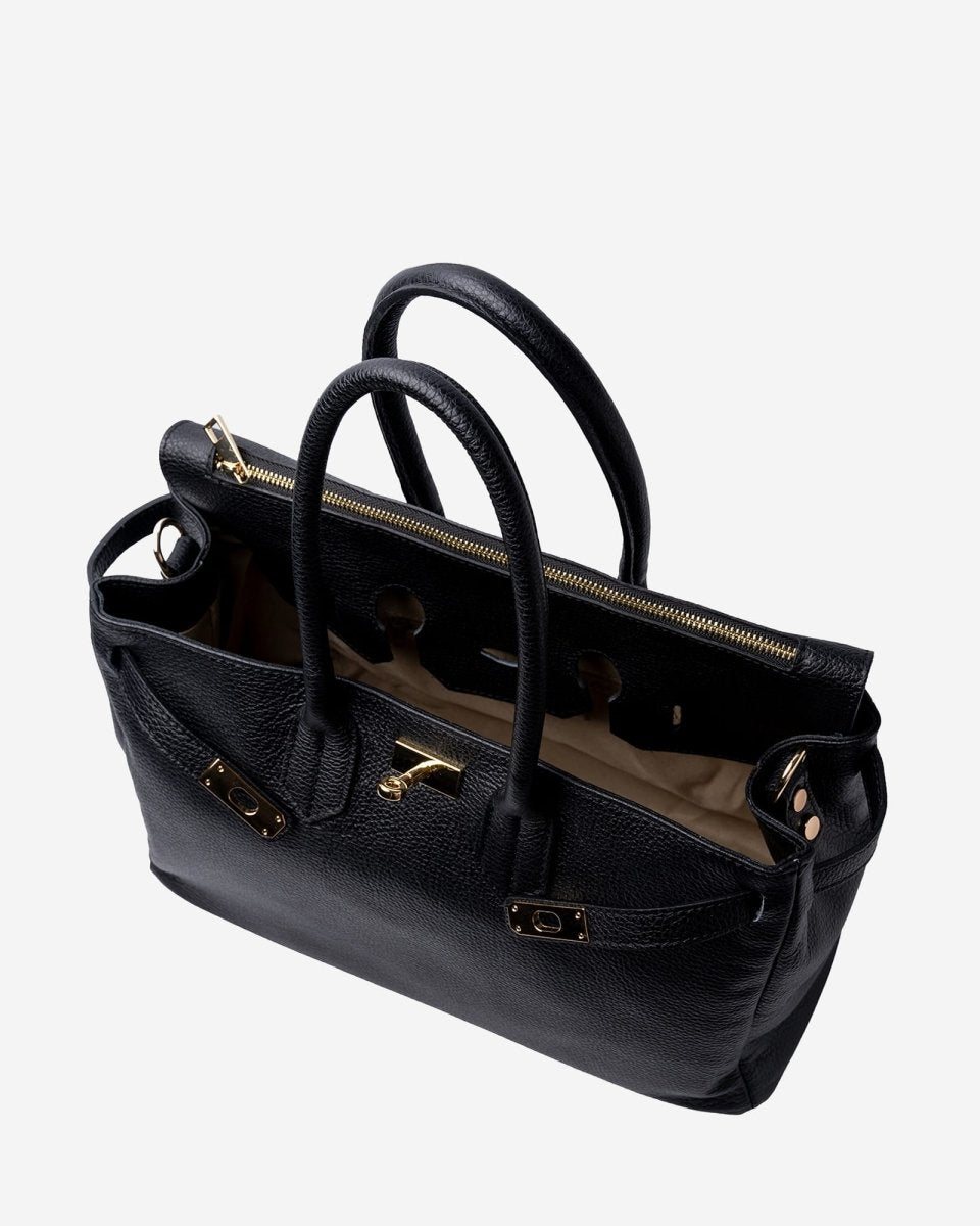 SOFT BIRKIMAD 40 Pelle Black - Elovana Montreal - BORSA