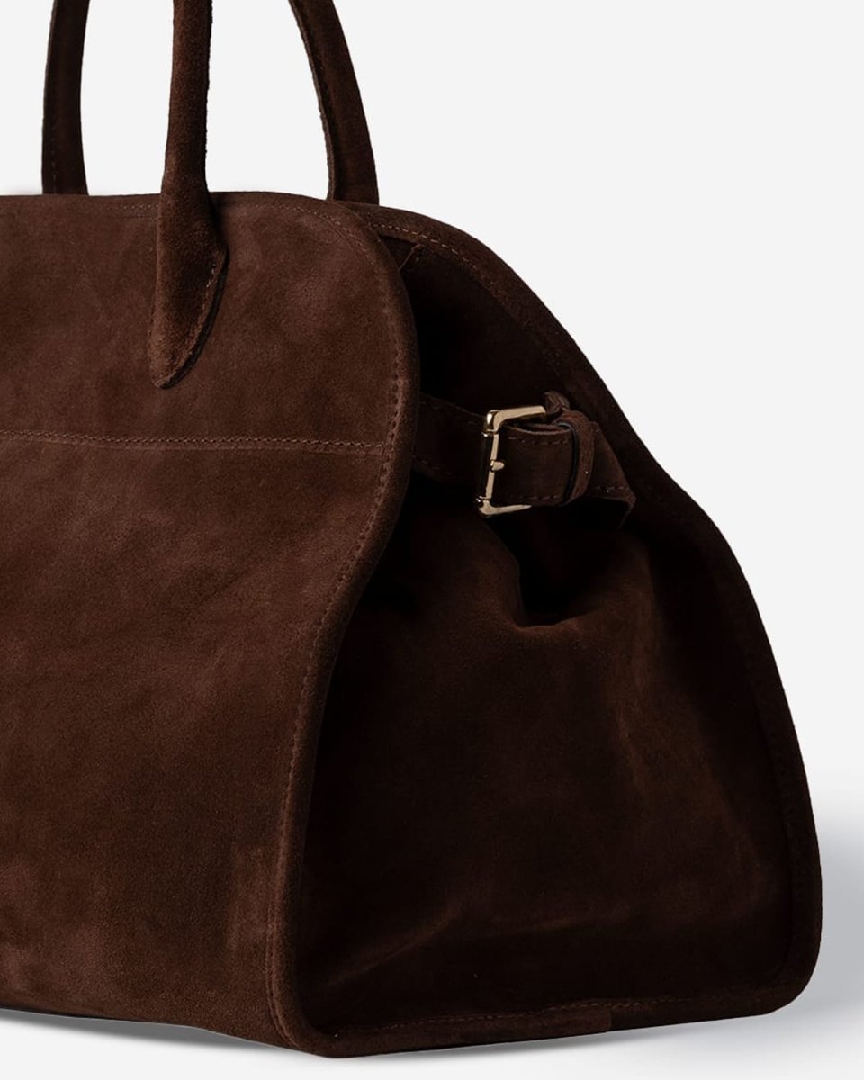 SOFT FREYA 32 MEDIUM in Mocha Suede - Elovana Montreal - BAG