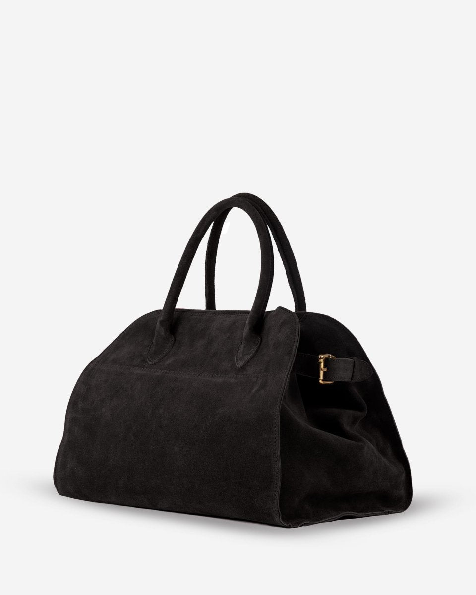 SOFT FREYA 37 MAXI in Black Suede - Elovana Montreal - BAG