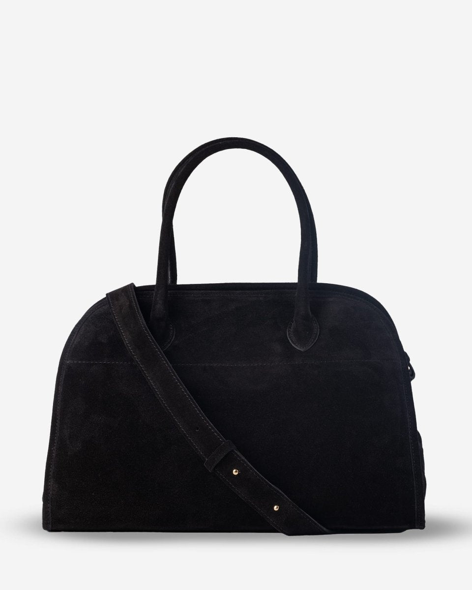 SOFT FREYA 37 MAXI in Black Suede - Elovana Montreal - BAG