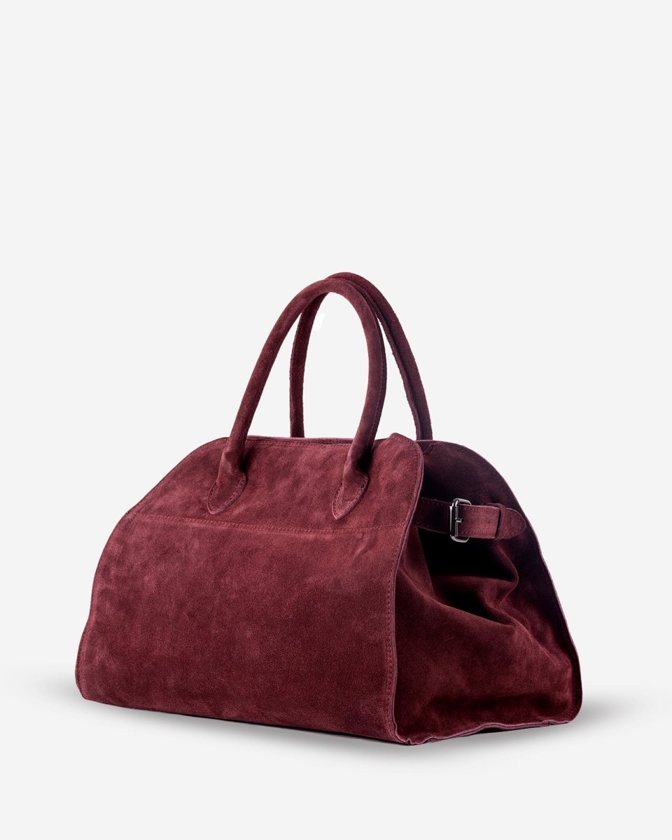 SOFT FREYA 37 MAXI in Burgundy Suede - Elovana Montreal - BAG