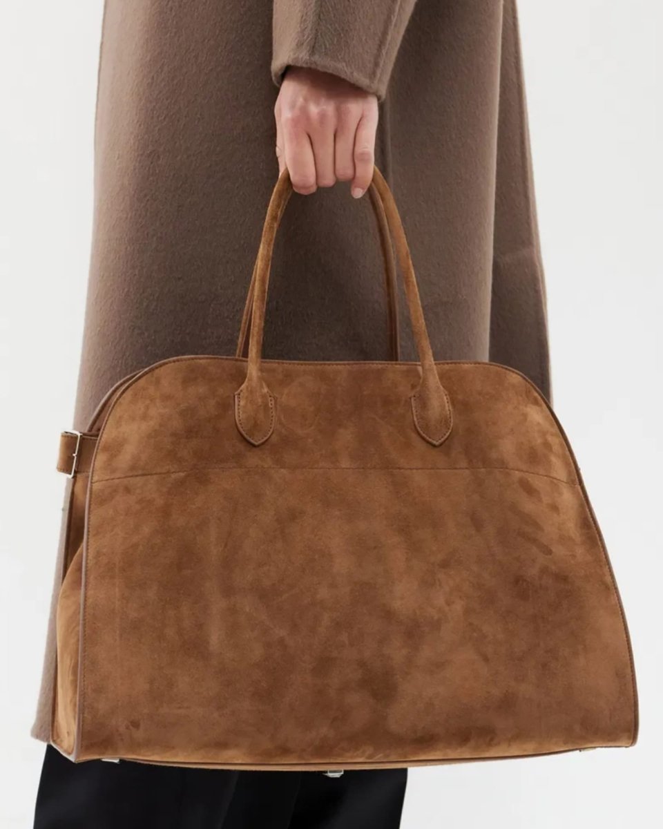 SOFT FREYA 37 MAXI in Camel Suede - Elovana Montreal - BAG