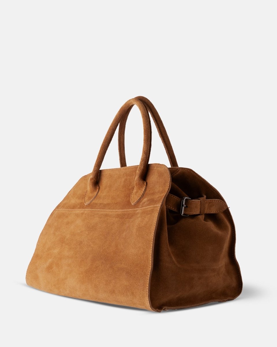 SOFT FREYA 37 MAXI in Camel Suede - Elovana Montreal - BAG