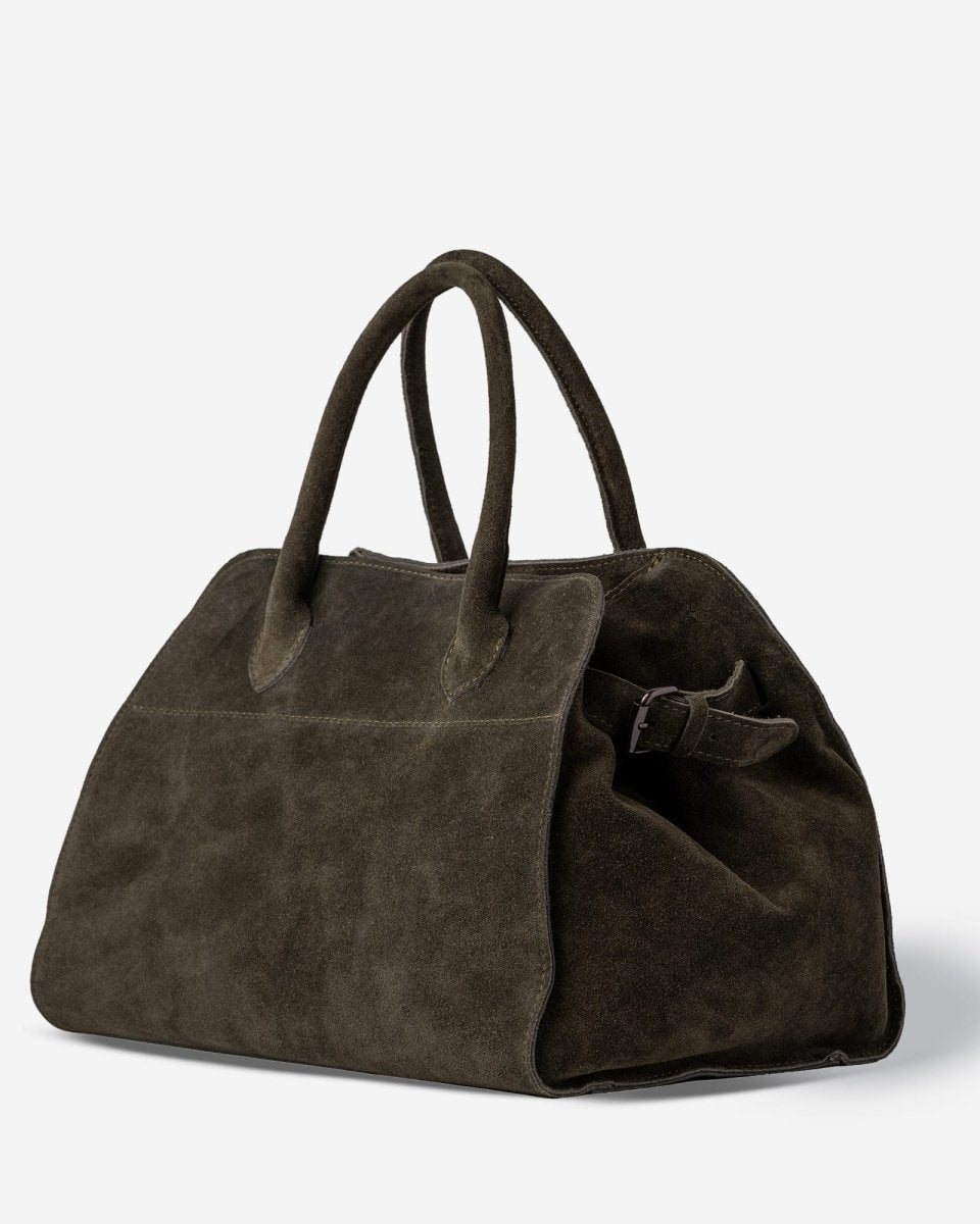 SOFT FREYA 37 MAXI in Olive Green Suede - Elovana Montreal - BAG