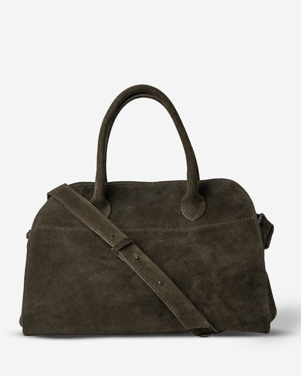 SOFT FREYA 37 MAXI in Olive Green Suede - Elovana Montreal - BAG