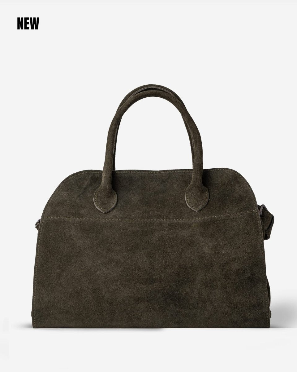 SOFT FREYA 37 MAXI in Olive Green Suede - Elovana Montreal - BAG