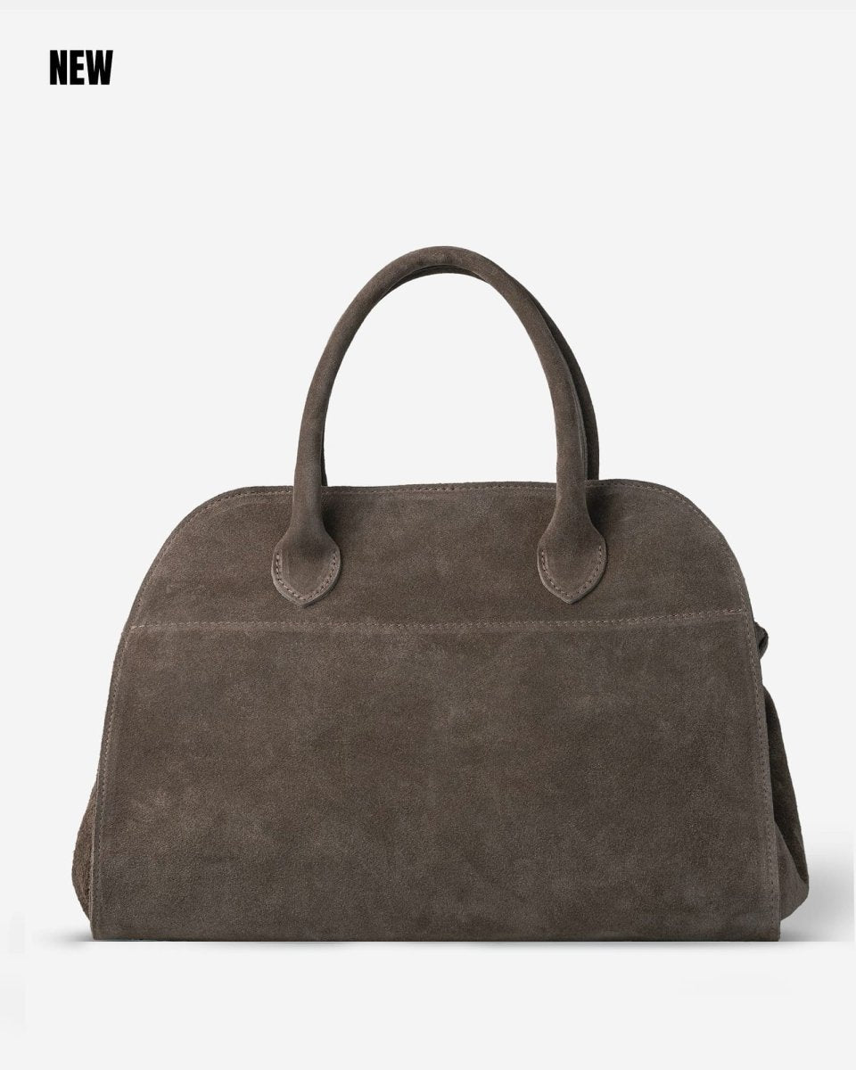 SOFT FREYA 37 MAXI in Taupe Suede - Elovana Montreal - BAG