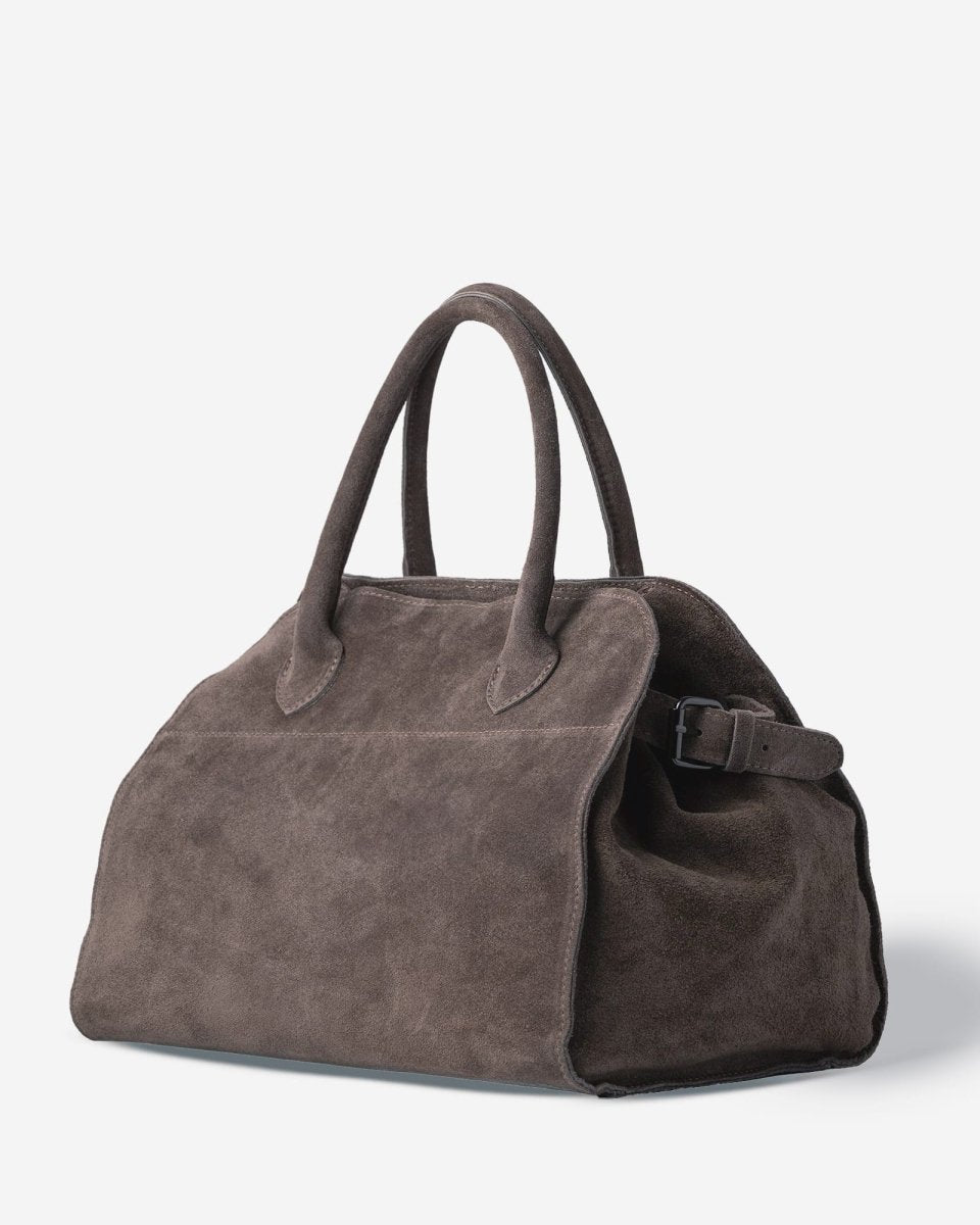 SOFT FREYA 37 MAXI in Taupe Suede - Elovana Montreal - BAG