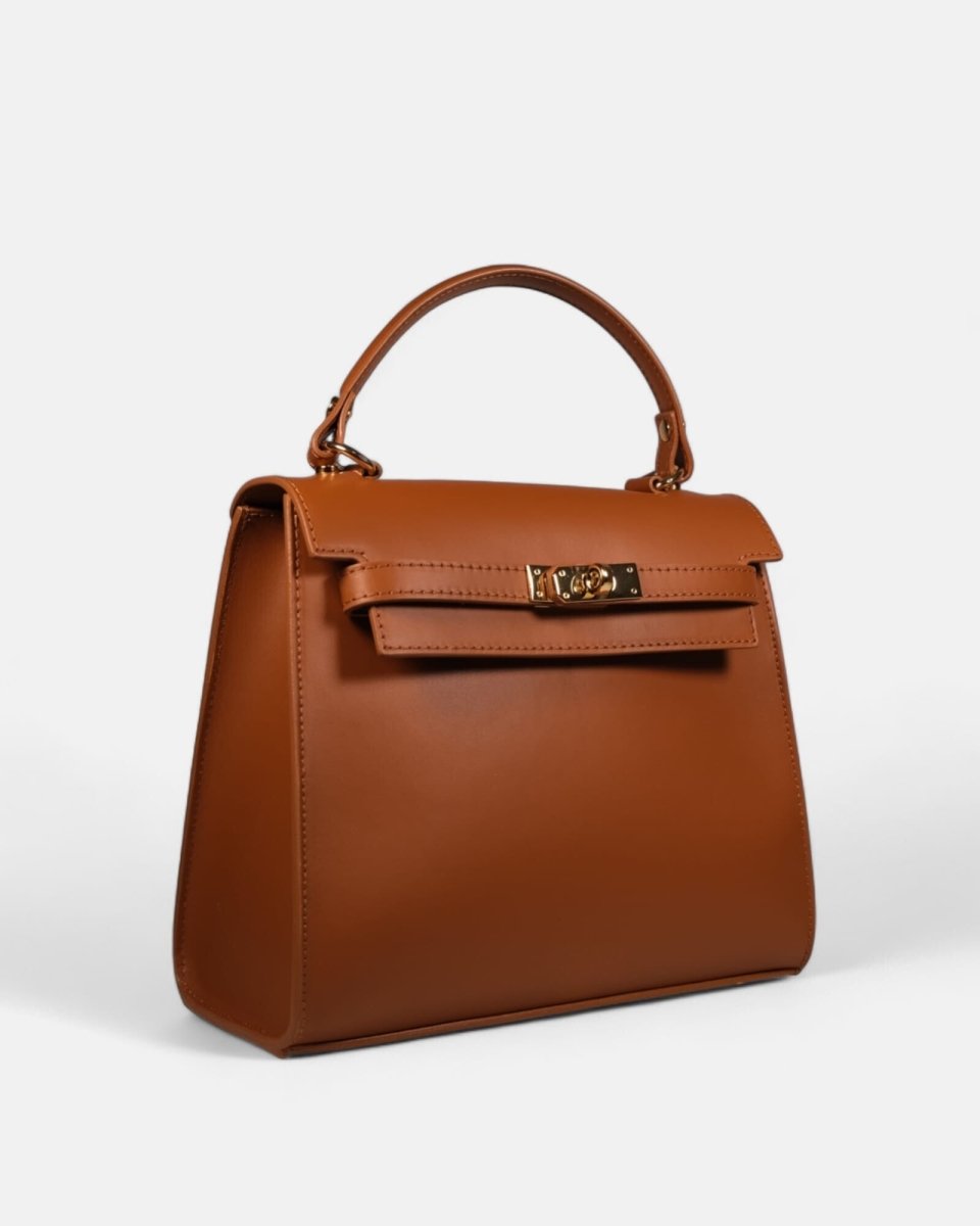 SOUL 30 Extra Large in Brown Leather - Elovana Montreal - BAG