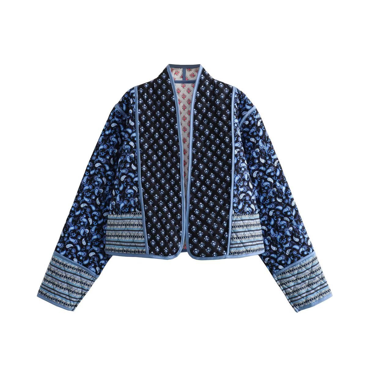 Stéphanie | Reversible Printed Jacket - Elovana Montreal - Jackets