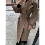 Symone - Elegant Long Coat - Elovana Montreal - 