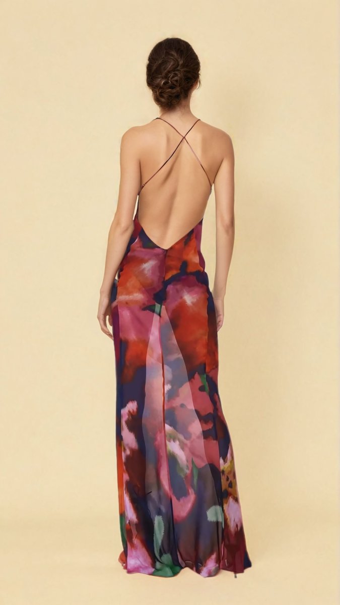 Valentina Sheer Maxi dress - Elovana Montreal - Dresses