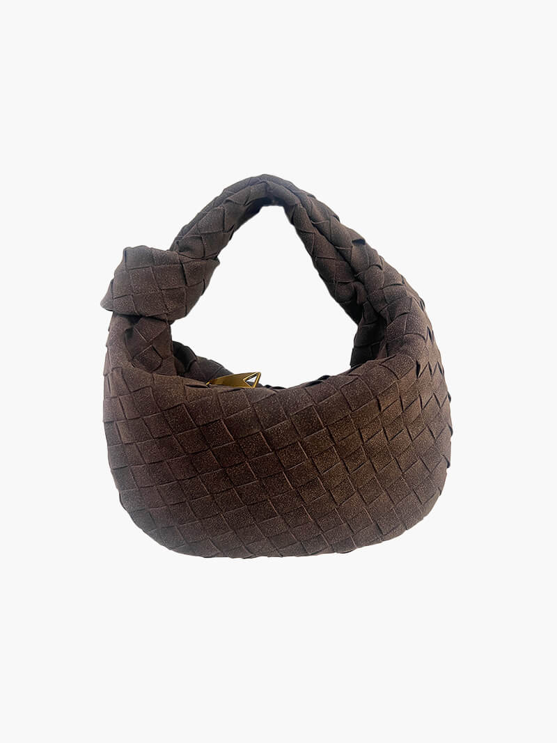 Woven Bag mini suede - Elovana Montreal - Handbags