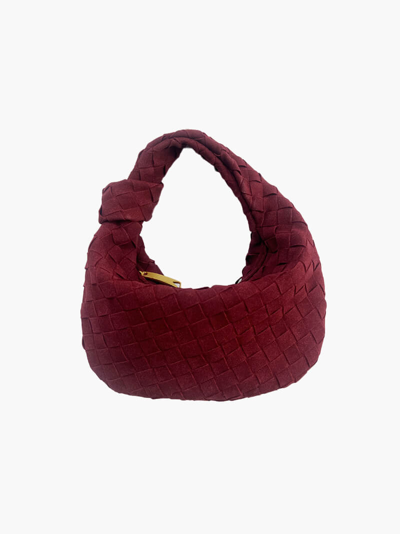 Woven Bag mini suede - Elovana Montreal - Handbags